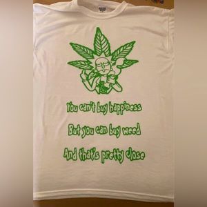 Men’s custom 420 stoner Rick and morty t shirt